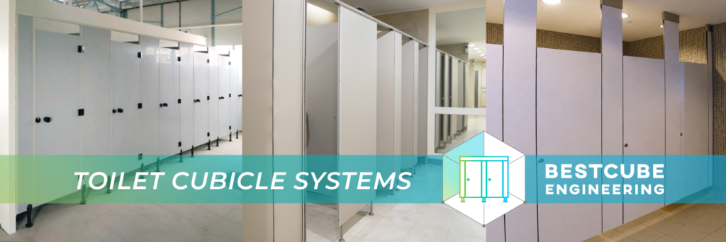 different types of toilet cubicle partition systems